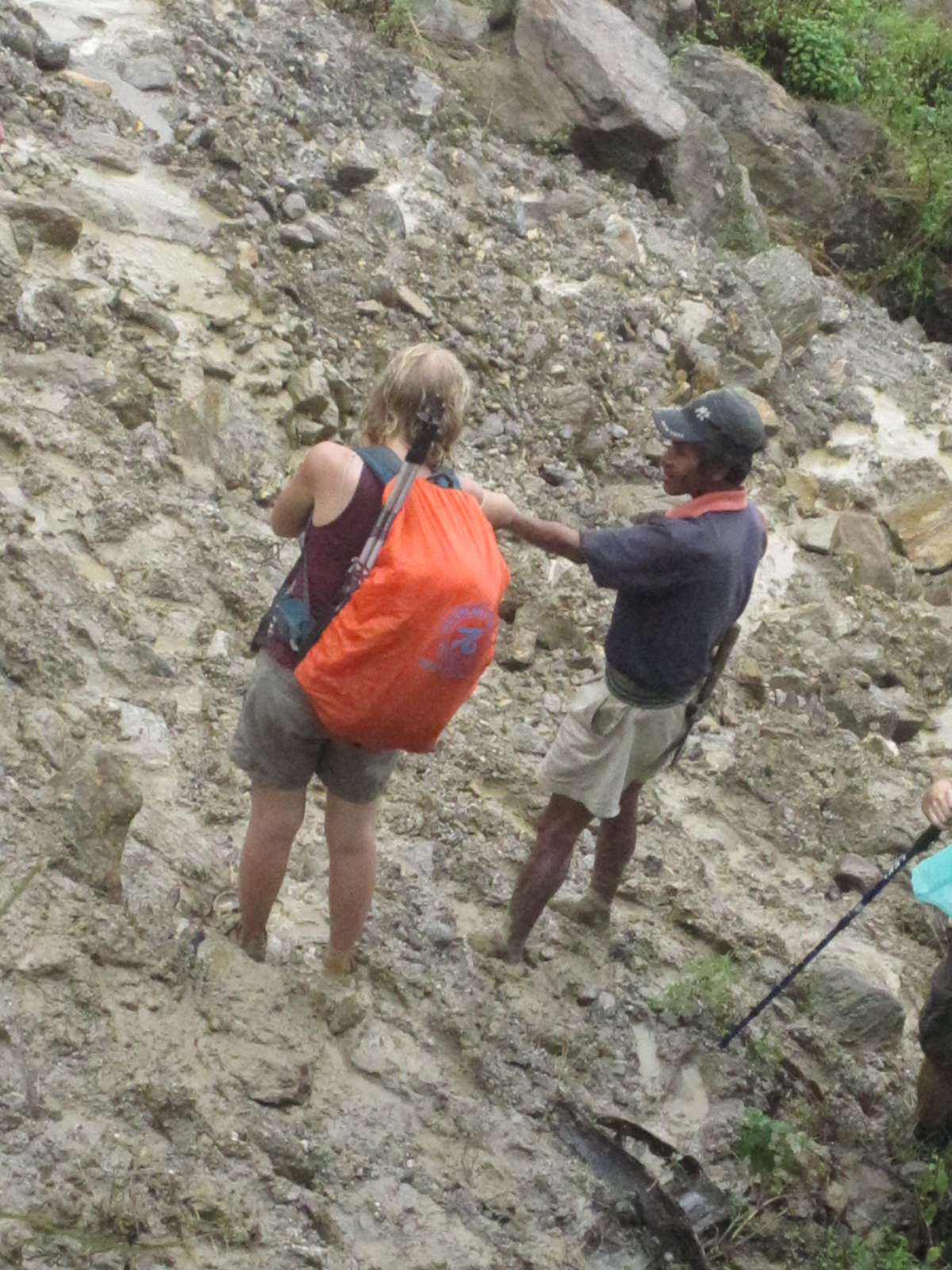 Walking through the mud
