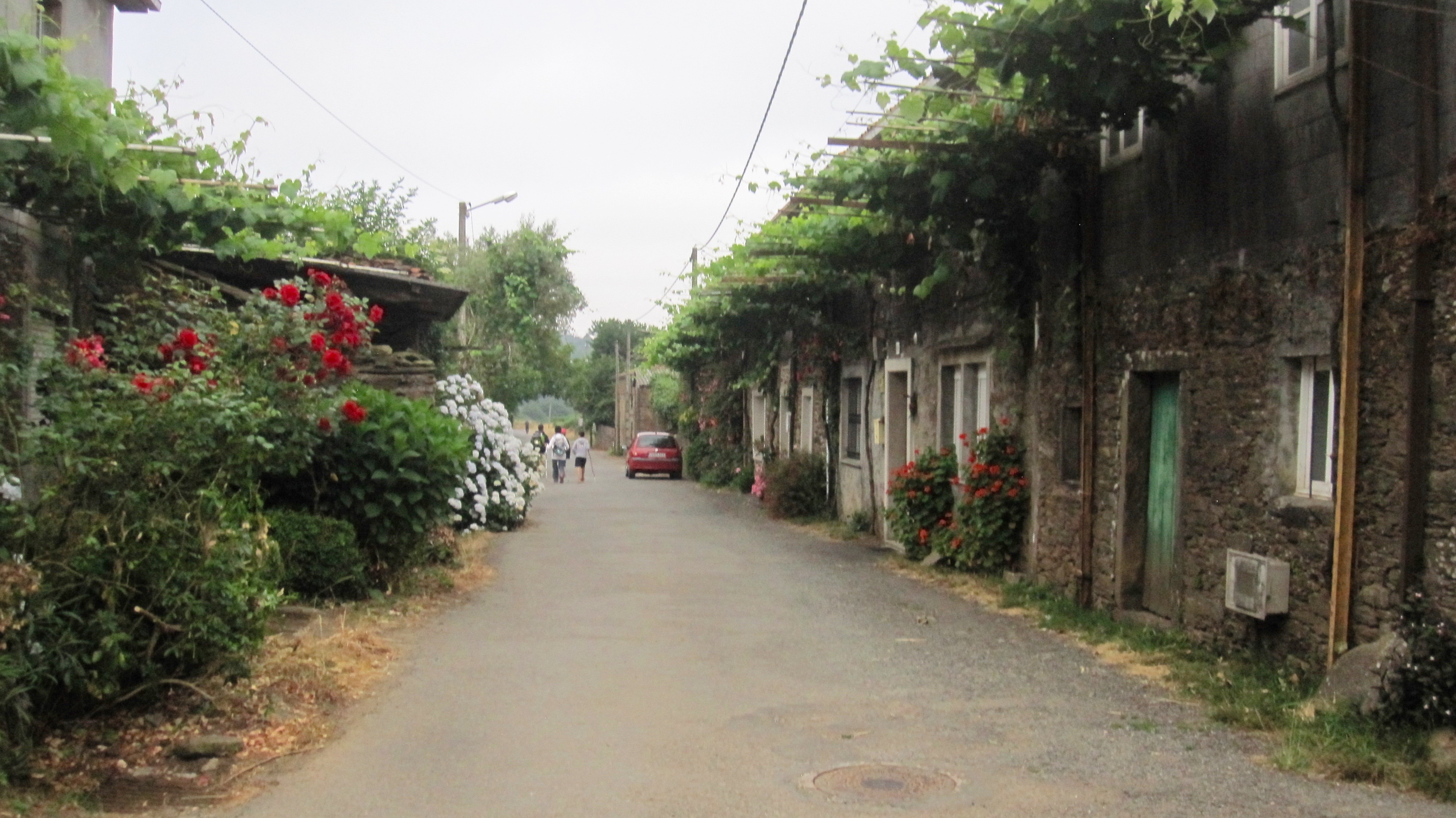In general, the villages I passed where nice and well kept. However, often the path was on the street.